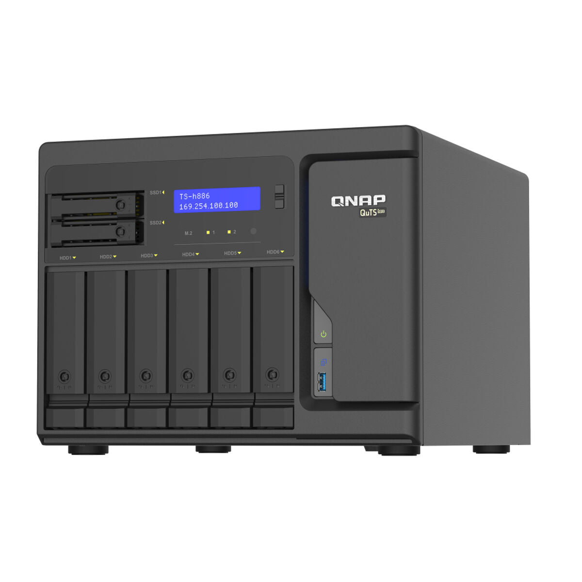 Almacenamiento en Red NAS Qnap TS-H886-D1602-8G Negro  Comprati.