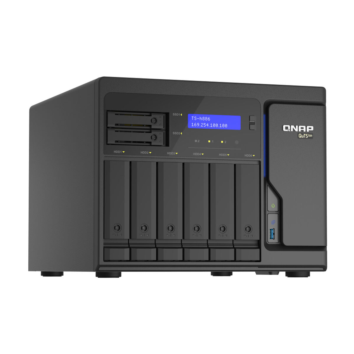 Almacenamiento en Red NAS Qnap TS-H886-D1602-8G Negro  Comprati.