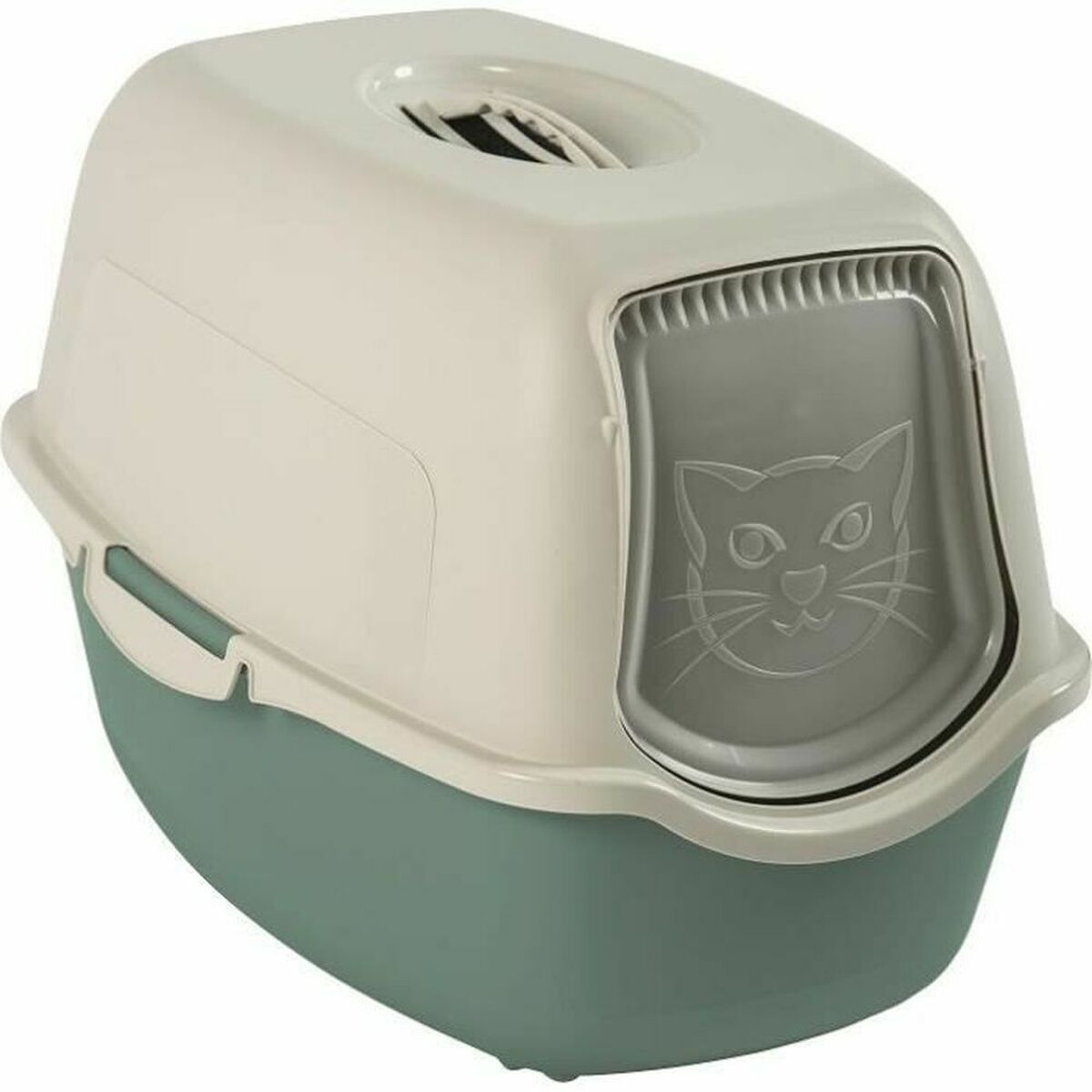 Arenero para Gatos Rotho My Pet BAILEY Blanco/Verde  Comprati.