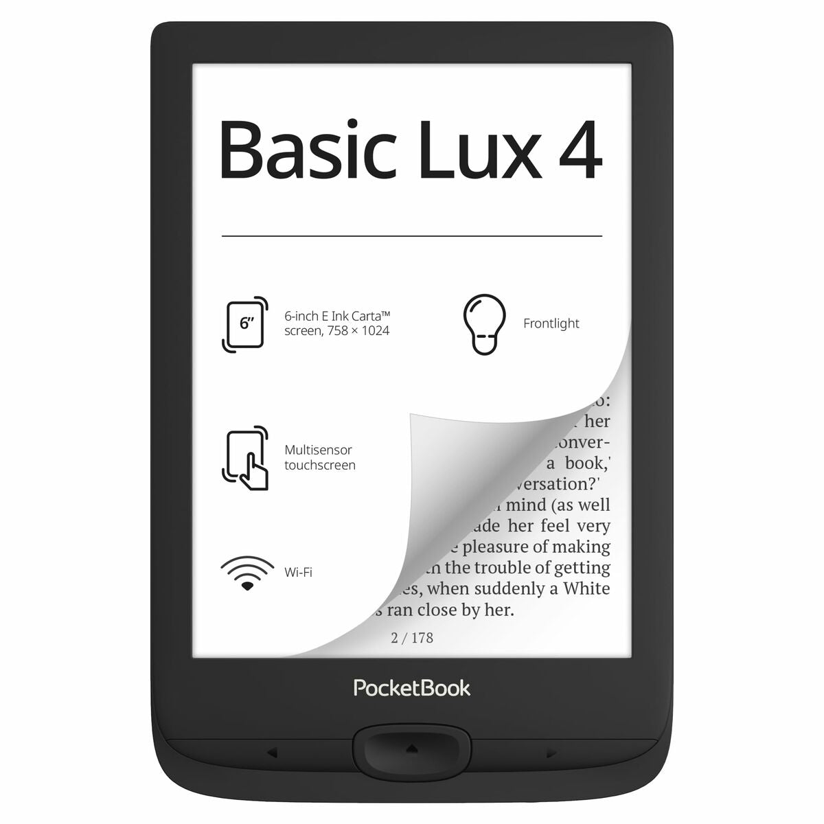 eBook PocketBook LUX 4 8 GB RAM Negro  Comprati.