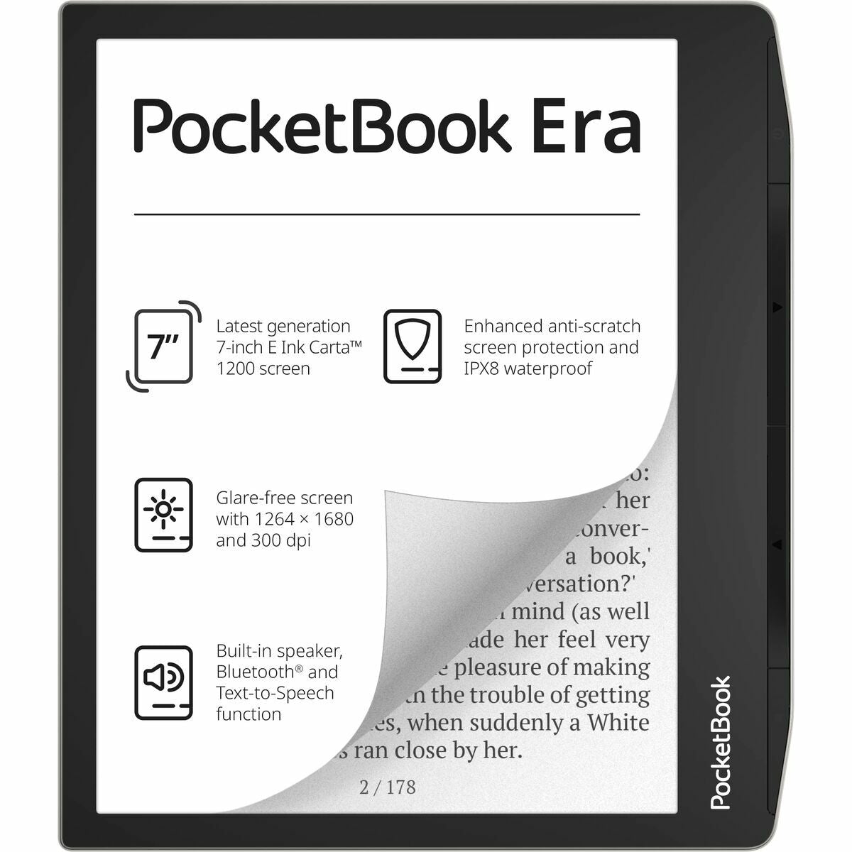 eBook PocketBook 700 Era Silver Multicolor Negro/Plateado 16 GB 7"  Comprati.