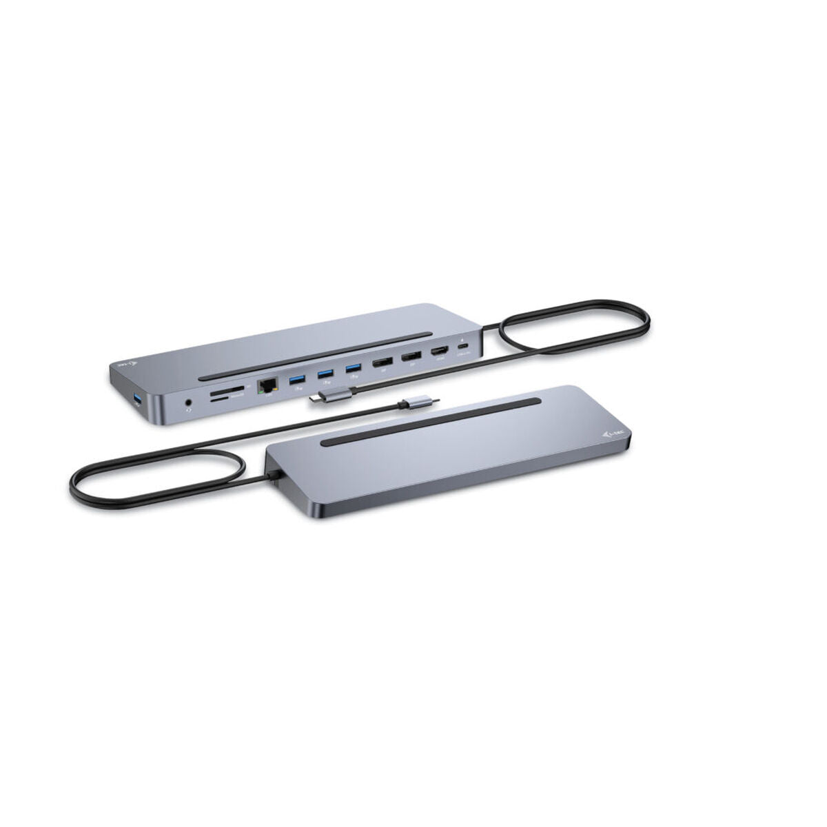 Hub USB-C i-Tec C31FLAT2PDPRO Plateado  Comprati.