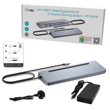 Hub USB-C i-Tec C31FLAT2PDPRO Plateado  Comprati.