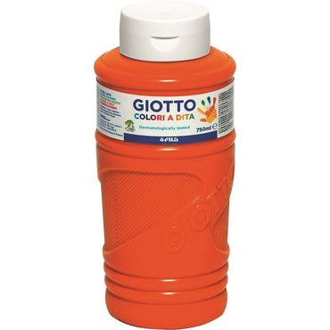 Pintura de Dedos Giotto Naranja 750 ml (6 Unidades)  Comprati.