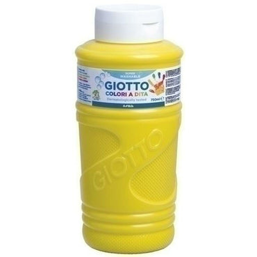 Pintura de Dedos Giotto Amarillo 750 ml (6 Unidades)  Comprati.