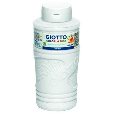 Pintura de Dedos Giotto Blanco 750 ml (6 Unidades)  Comprati.