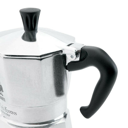 Cafetera Italiana Bialetti Moka Express Plateado Aluminio Metal 60 ml 1 Taza  Comprati.