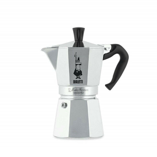 Cafetera Italiana Bialetti Moka Express Aluminio 300 ml 6 Tazas  Comprati.