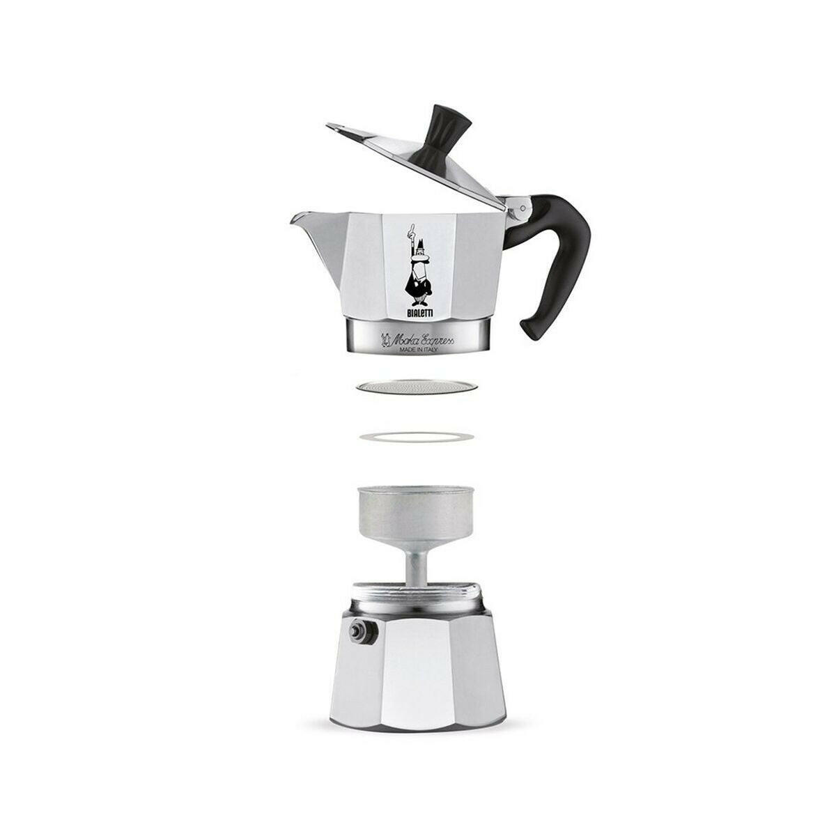 Cafetera Italiana Bialetti Moka Express Aluminio 300 ml 6 Tazas  Comprati.