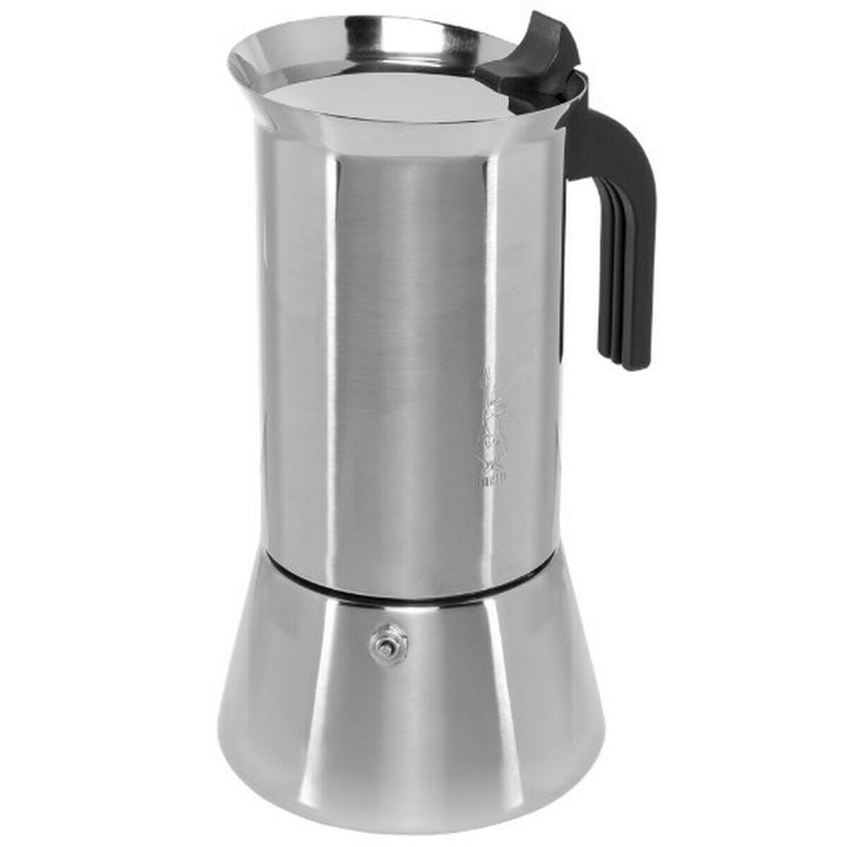 Cafetera Italiana Bialetti New Venus Plateado Madera Acero Inoxidable 240 ml 6 Tazas  Comprati.