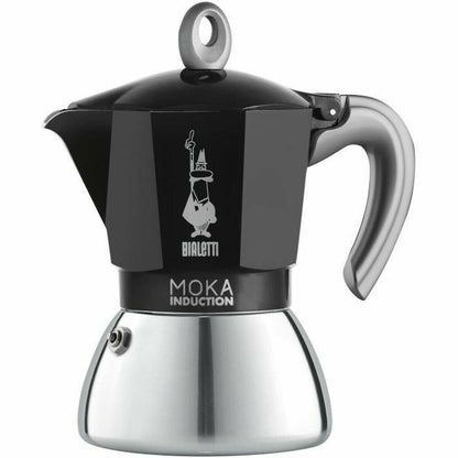 Cafetera Italiana Bialetti 0006936 Negro Acero Inoxidable Aluminio 300 ml 6 Tazas  Comprati.