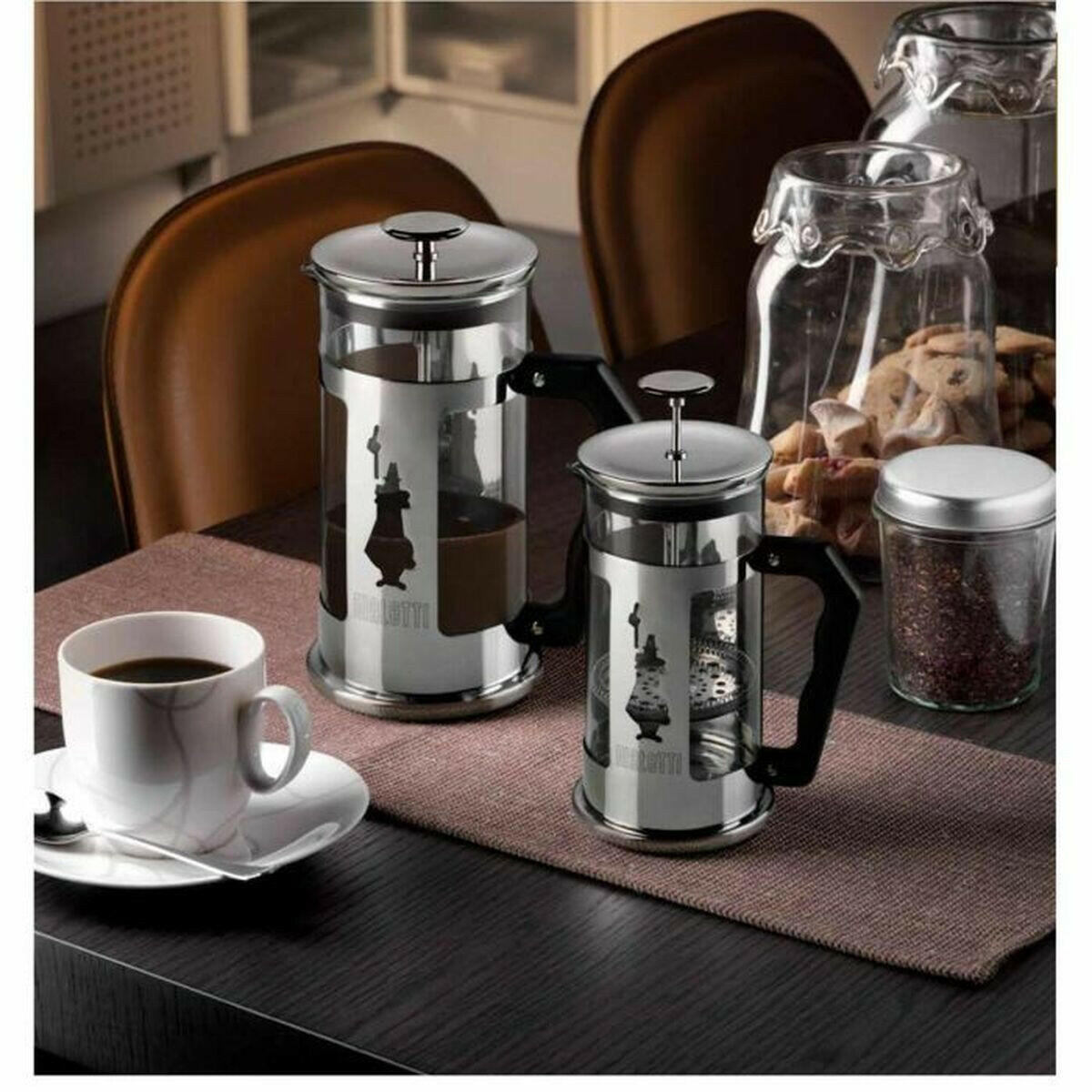 Cafetera de Émbolo Bialetti French Press Aluminio Clásico  Comprati.