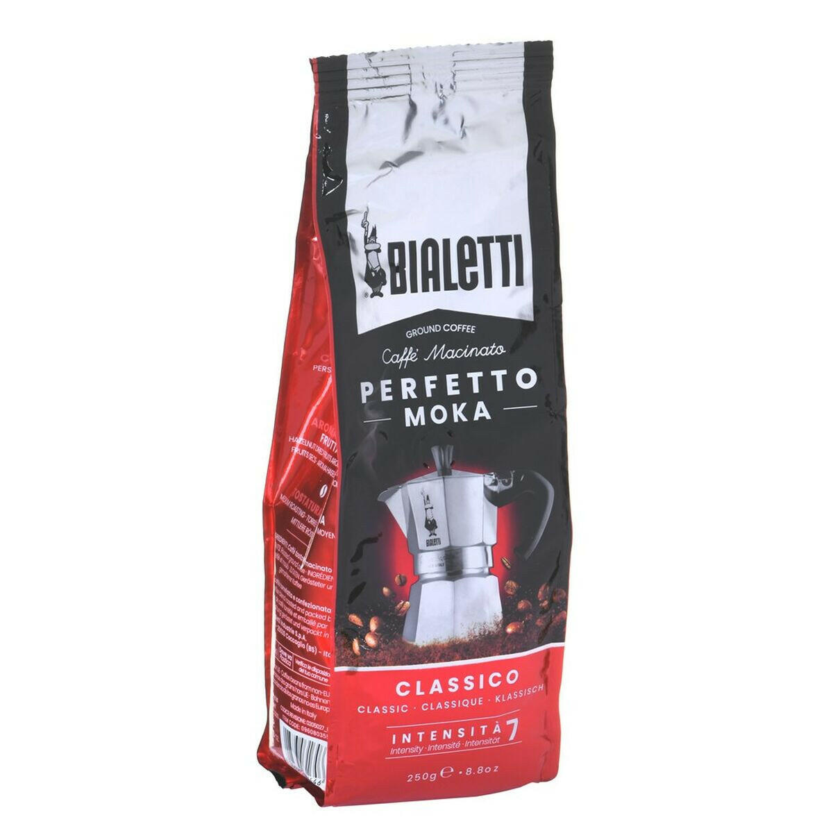 Cafetera Italiana Bialetti Plateado Acero Inoxidable 240 ml 6 Tazas  Comprati.