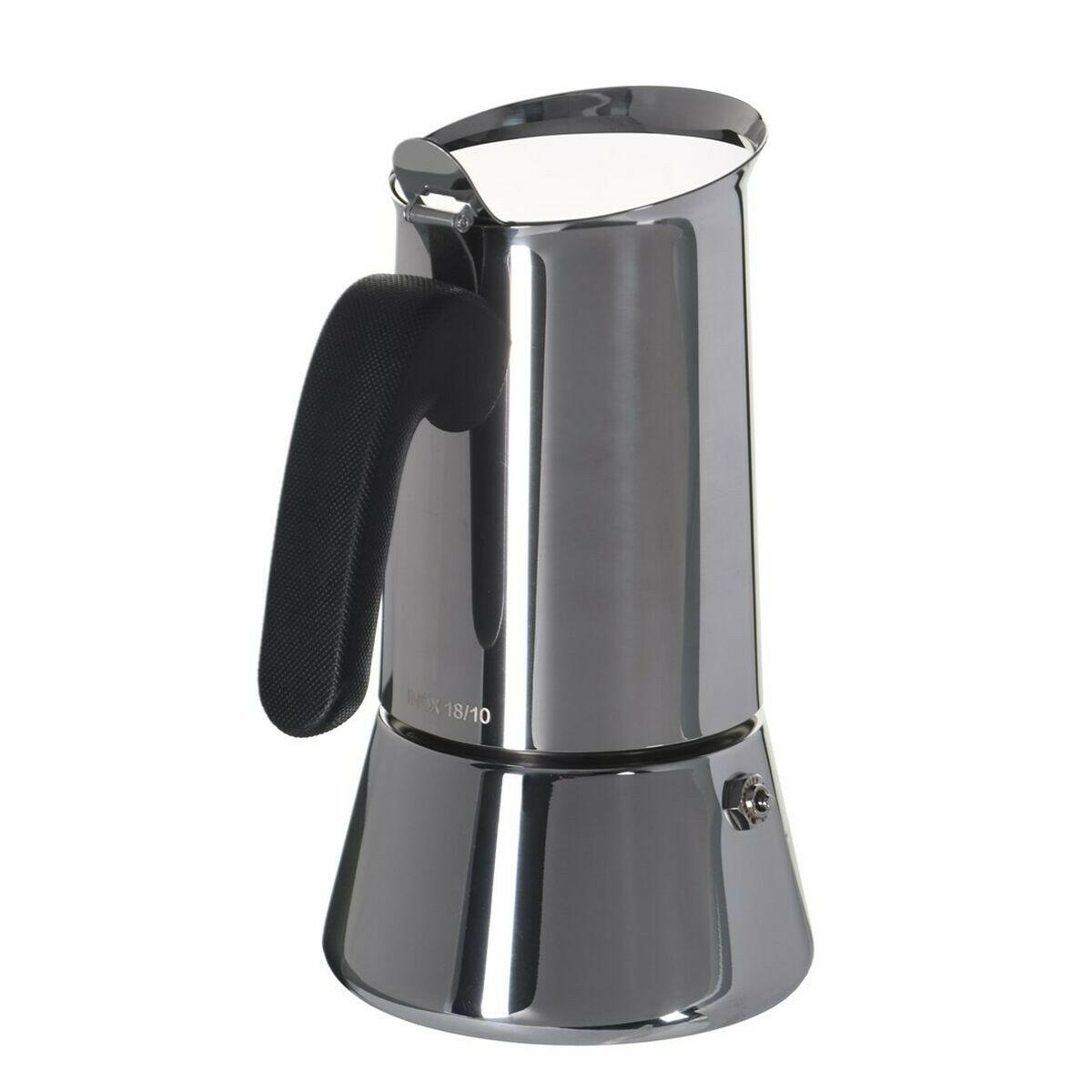 Cafetera Italiana Bialetti Plateado Acero Inoxidable 240 ml 6 Tazas  Comprati.