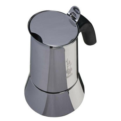 Cafetera Italiana Bialetti Plateado Acero Inoxidable 240 ml 6 Tazas  Comprati.