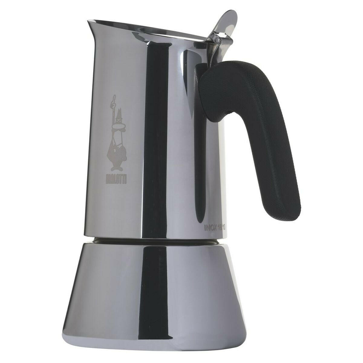 Cafetera Italiana Bialetti Plateado Acero Inoxidable 240 ml 6 Tazas  Comprati.