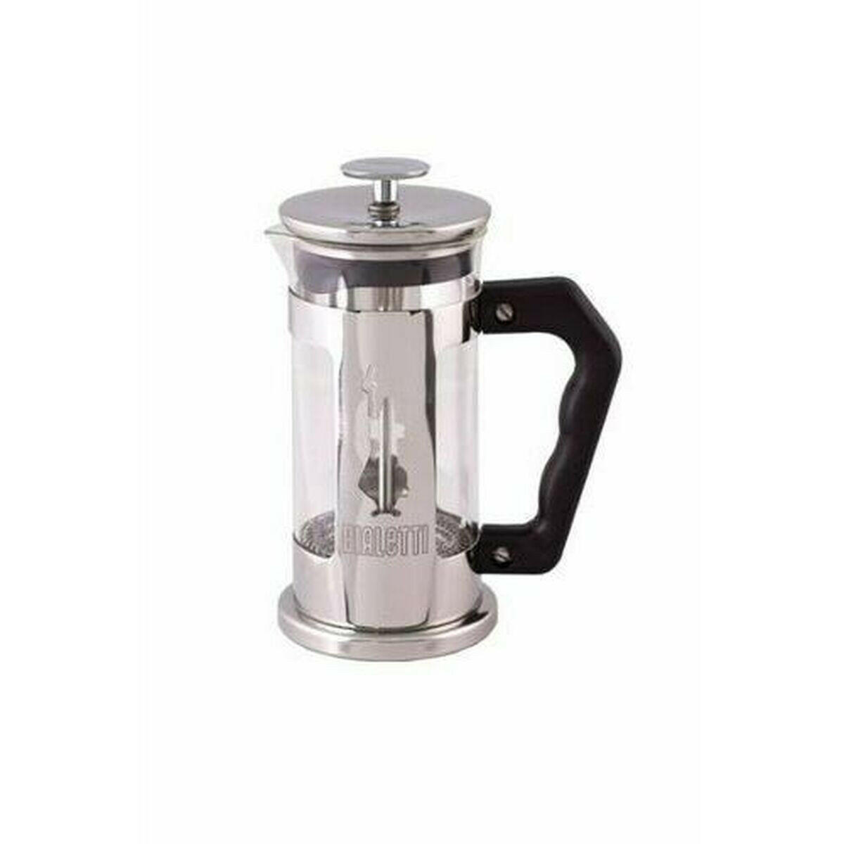 Cafetera Italiana Bialetti Marrón Multicolor Plateado Vidrio Aluminio Acero 350 ml  Comprati.