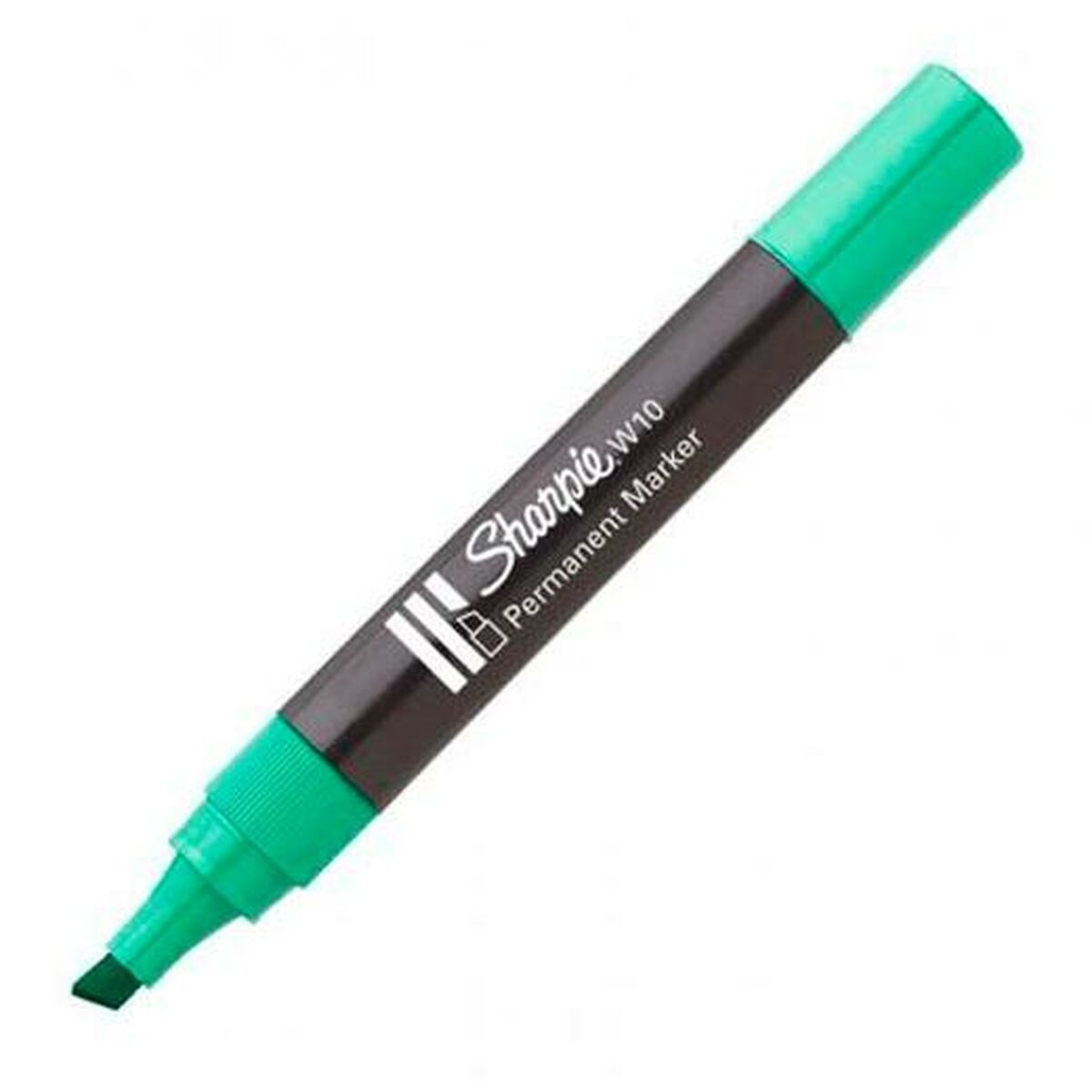 Rotulador permanente Sharpie W10 Verde 12 Piezas  Comprati.