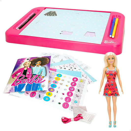 Estudio de Moda Barbie Fashion Workshop Muñeca Mesa de Luz  Comprati.