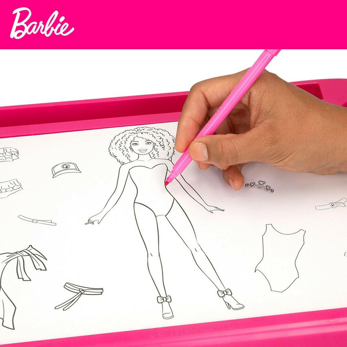 Estudio de Moda Barbie Fashion Workshop Muñeca Mesa de Luz  Comprati.