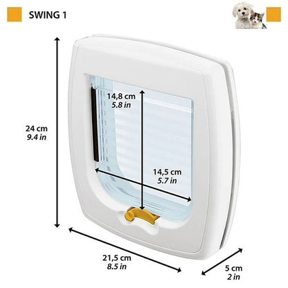 Gatera Ferplast Swing Gris 21,5 x 14 x 5 cm  Comprati.