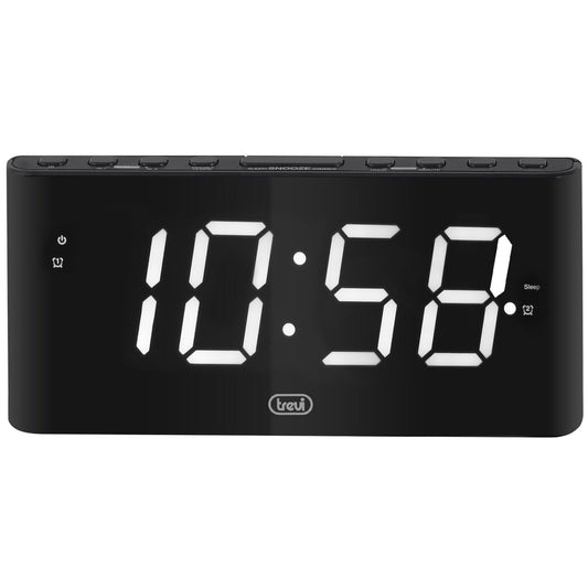 Reloj Despertador Trevi EC 889 Blanco Negro  Comprati.