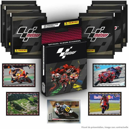 Pack de cromos Panini Moto GP 10 Sobres (Francés)  Comprati.