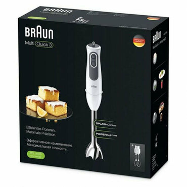 Batidora de Mano Braun MultiQuick 3V MQ3105B Blanco 750 W  Comprati.