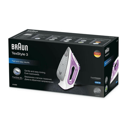 Plancha de Vapor Braun TexStyle 3 SI 3030 2300 W 2300 W  Comprati.