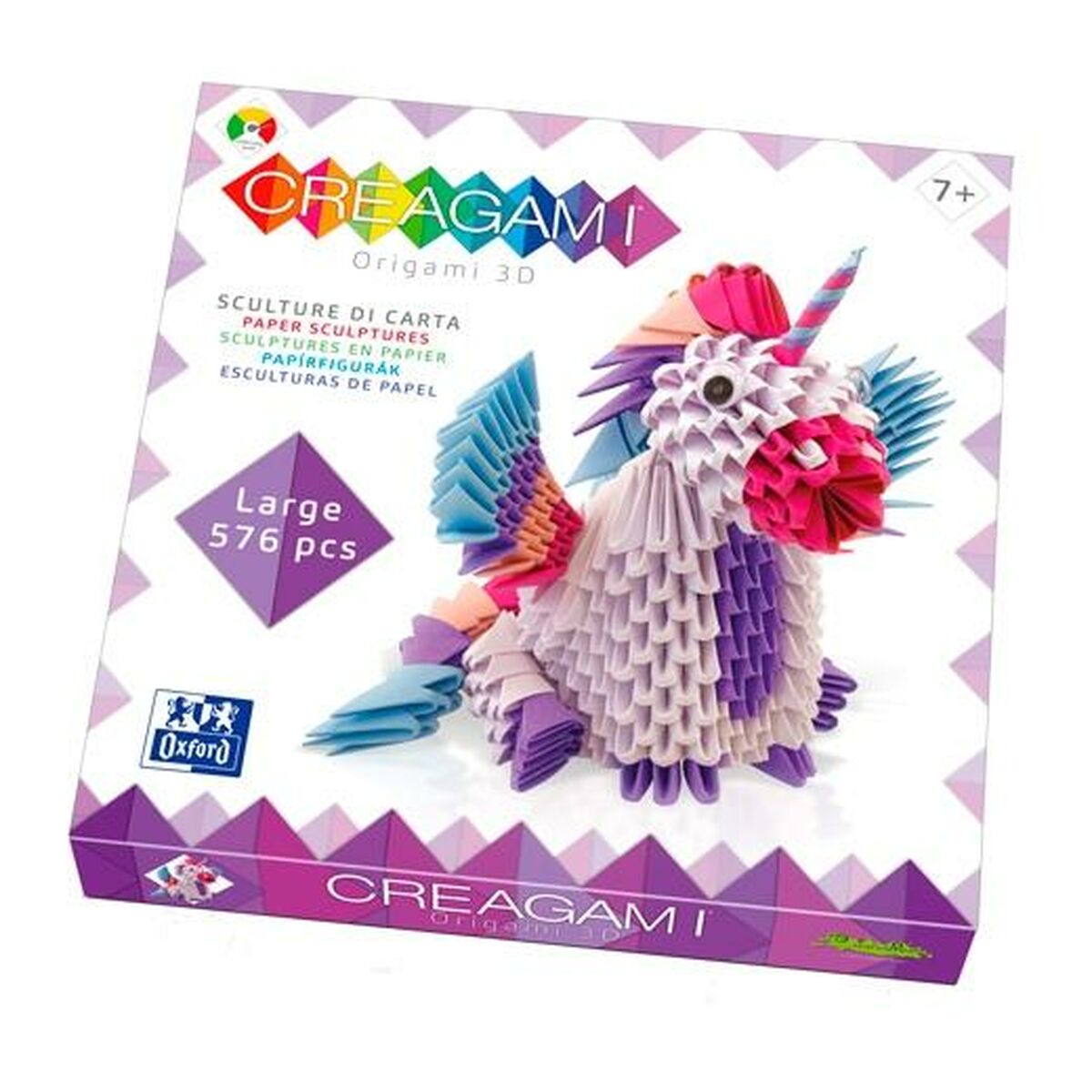 Juego de Manualidades con Papel Oxford Creagami 3D Unicornio  Comprati.