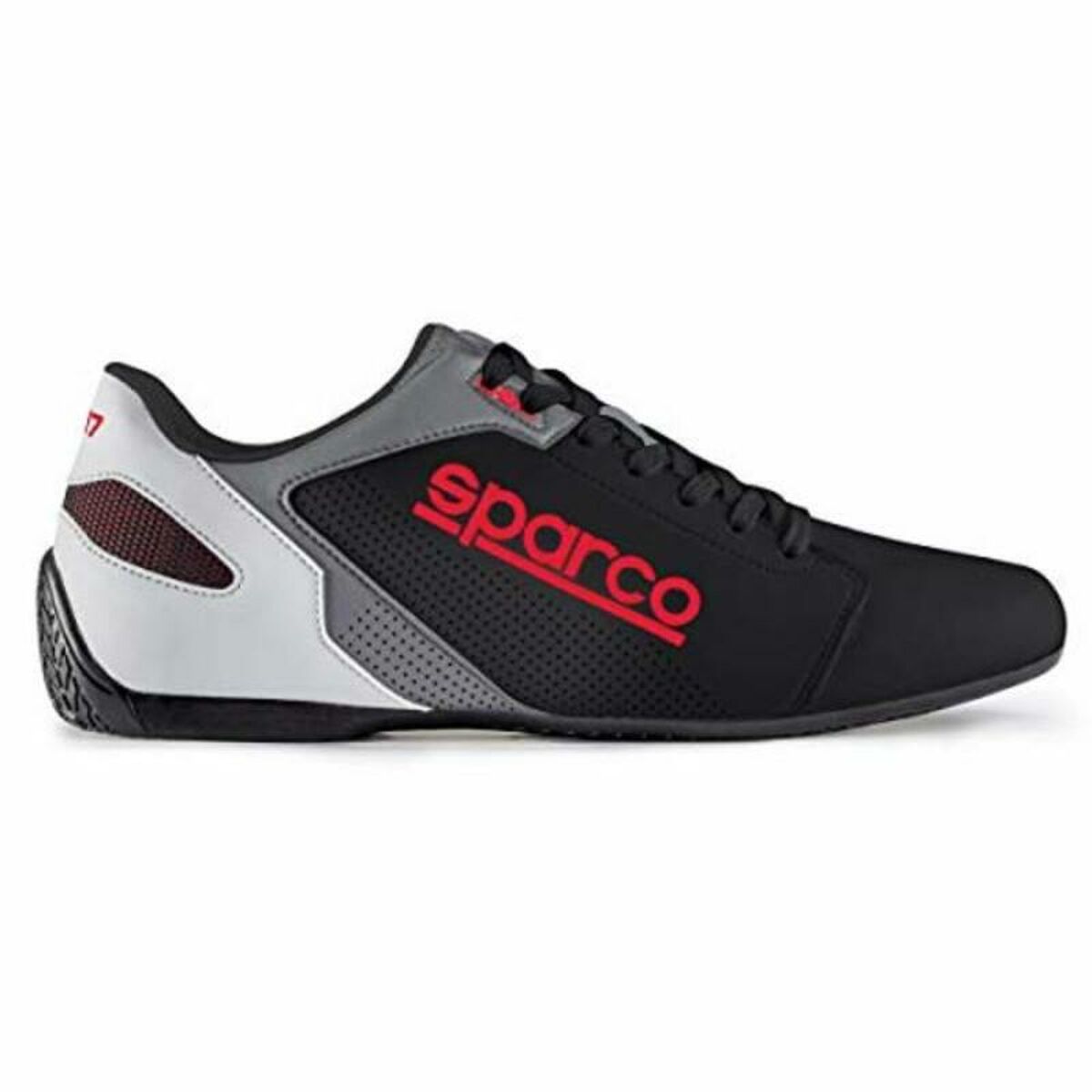 Zapatillas Casual Hombre Sparco SL-17 Negro/Rojo  Comprati.