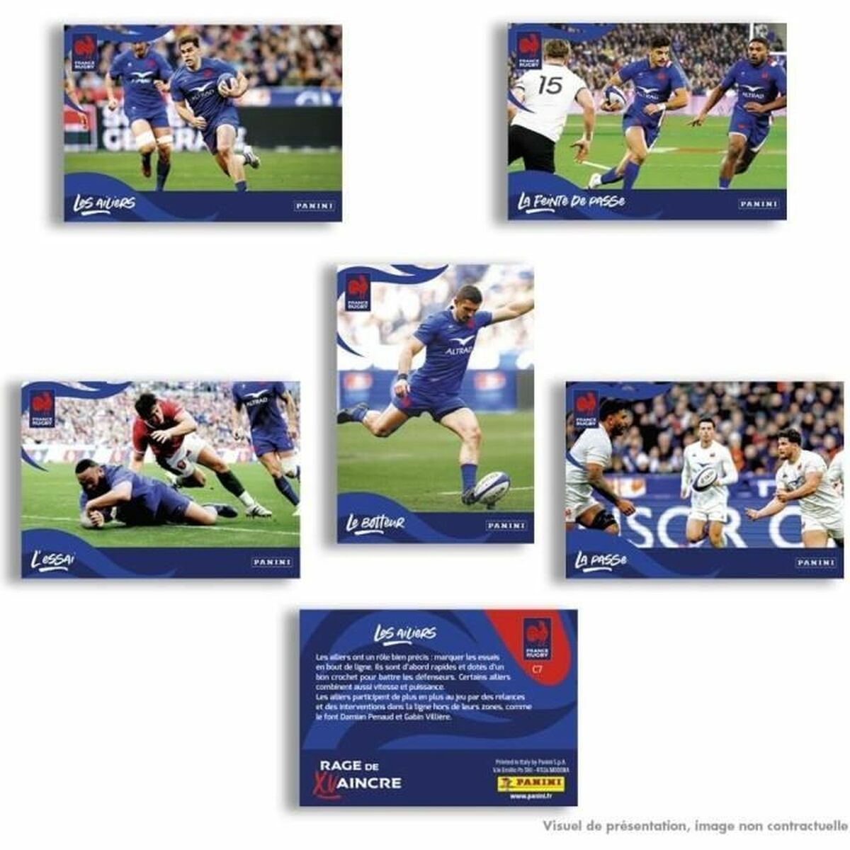 Pack de cromos Panini France Rugby 7 Sobres  Comprati.