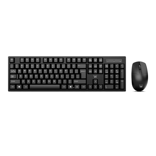 Teclado y Ratón Inalámbrico Ewent EW3281 Negro Qwerty Español QWERTY  Comprati.