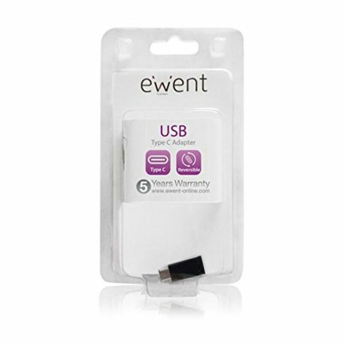 Adaptador USB C a Micro USB 2.0 Ewent EW9645 5V Negro  Comprati.