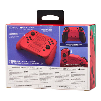 Mando Gaming Powera NSAC0058-02 Rojo Nintendo Switch  Comprati.