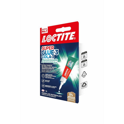 Pegamento Loctite SuperGlue-3 2943113 3 g Reposicionable Gel  Comprati.