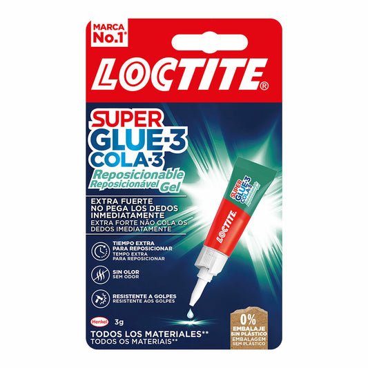 Pegamento Loctite SuperGlue-3 2943113 3 g Reposicionable Gel  Comprati.