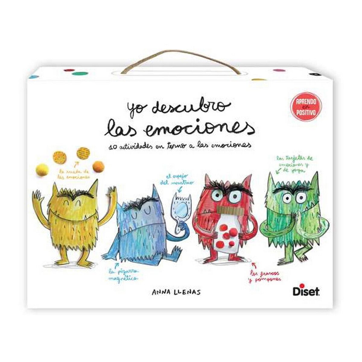 Juego Educación Infantil Diset Yo descubro las emociones 168 Piezas  Comprati.