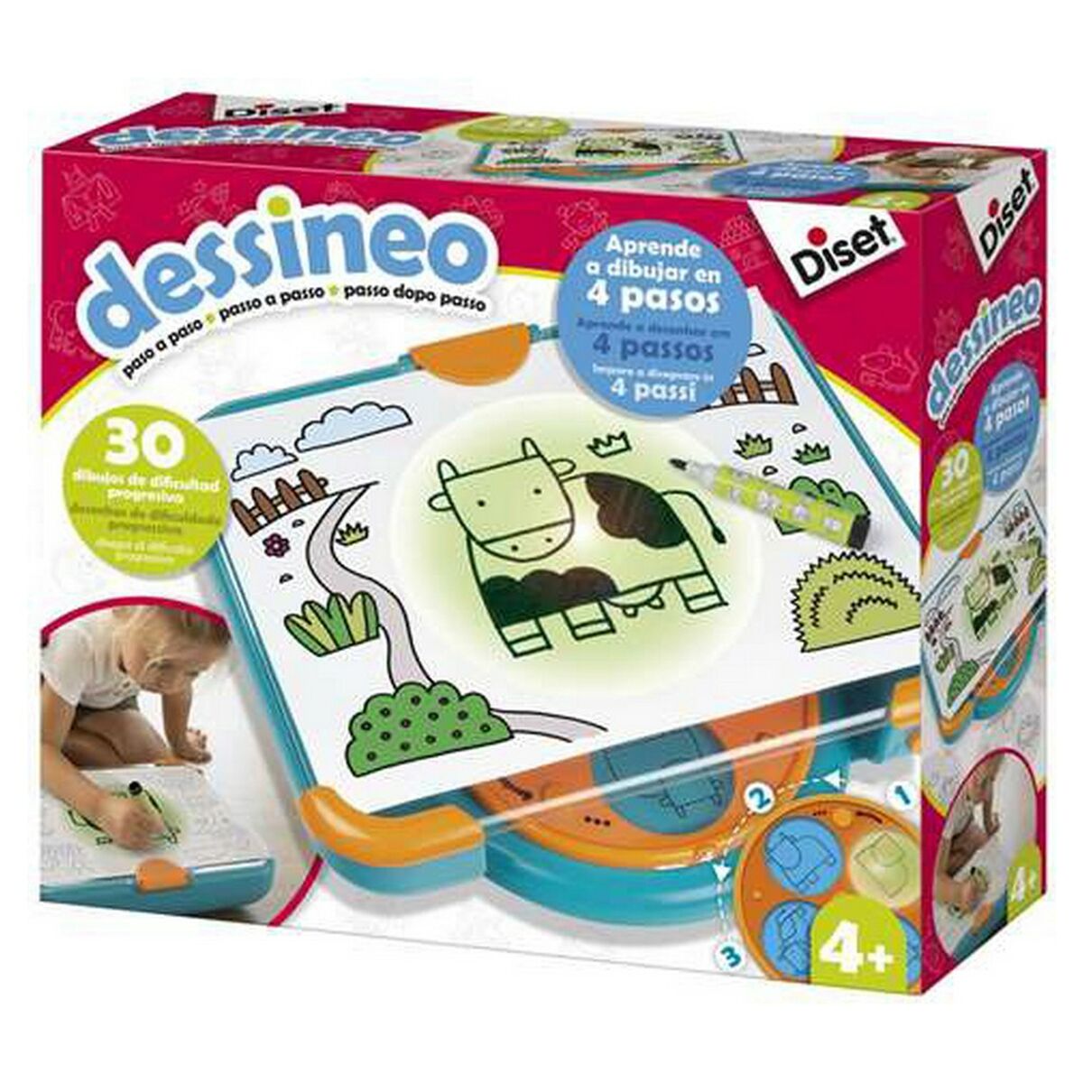 Juego Educativo Dessineo Diset Dibujo  Comprati.