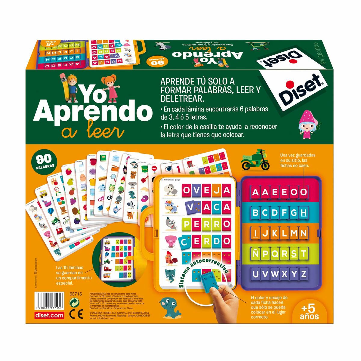 Juego Educativo Diset Yo aprendo a leer ES  Comprati.