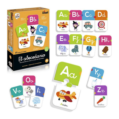 Juego Educativo Diset El Abecedario 54 Piezas  Comprati.