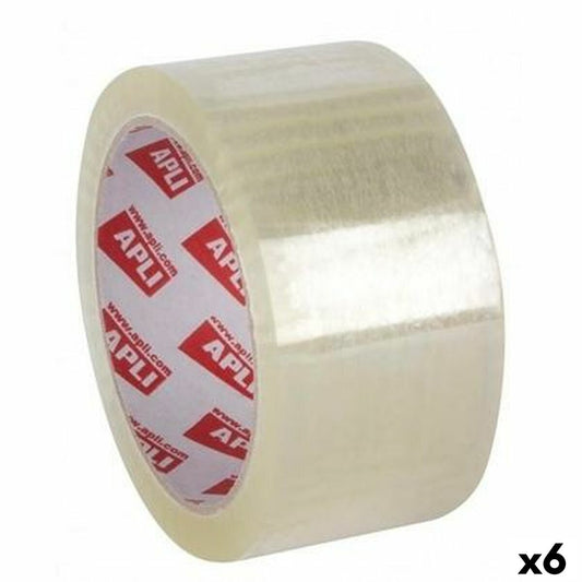 Cinta Adhesiva Apli Transparente 48 mm x 132 m (6 Unidades)  Comprati.