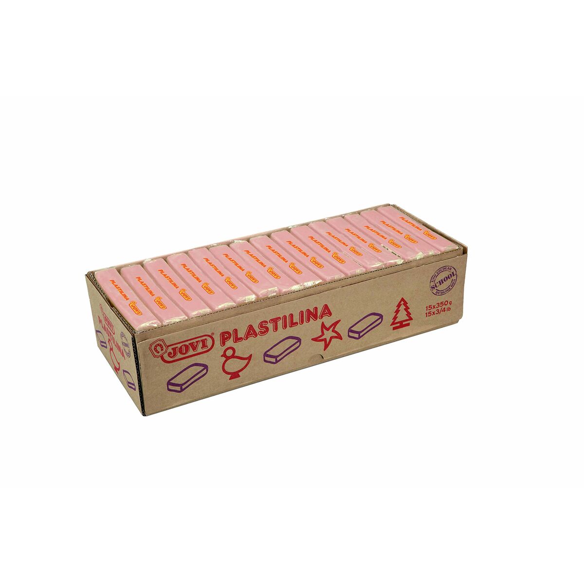 Plastilina Jovi Carne (15 Piezas) (1 Pieza)  Comprati.