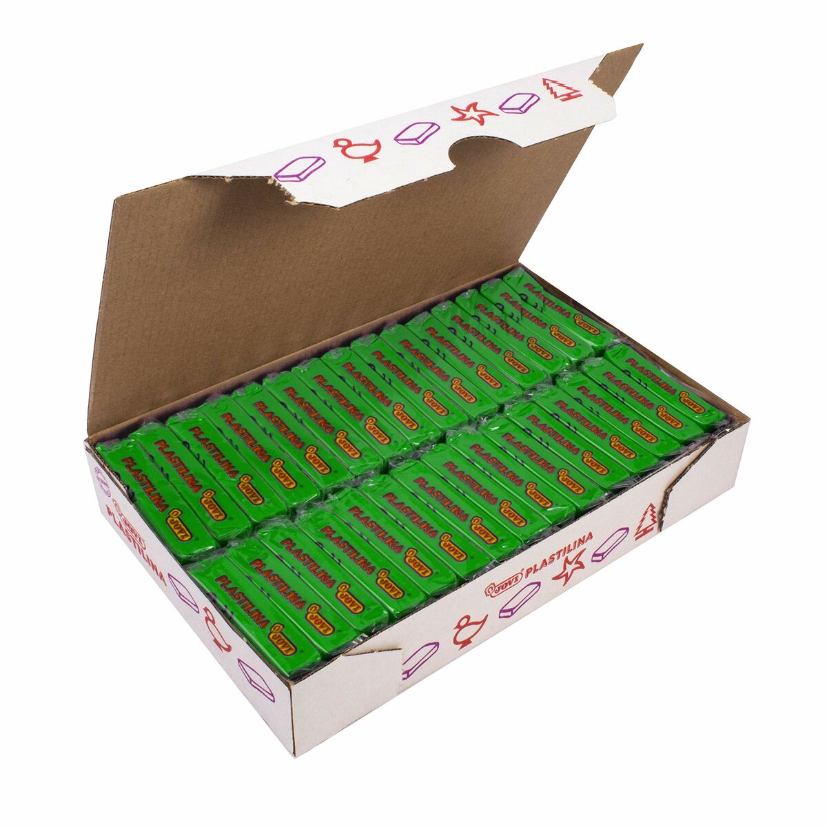 Plastilina Jovi Verde Claro 50 g (30 piezas)  Comprati.