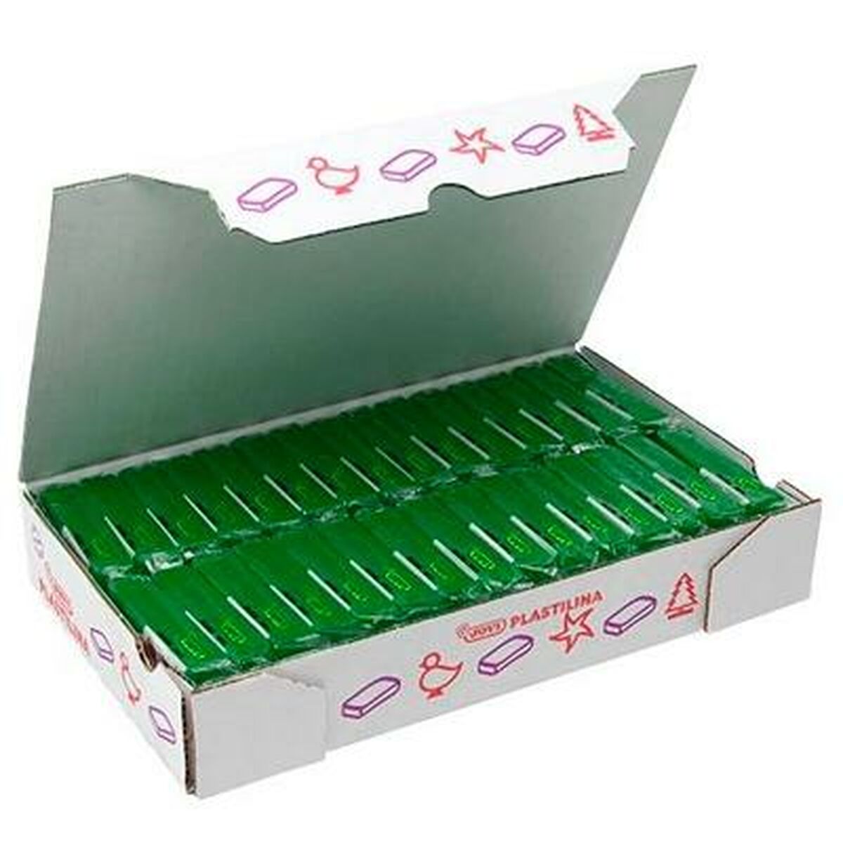 Plastilina Jovi Verde oscuro (30 piezas)  Comprati.