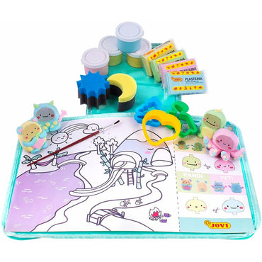 Juego Creativo de Plastilina Jovi MY ARTS&CRAFTS Multicolor Bandolera Verde  Comprati.