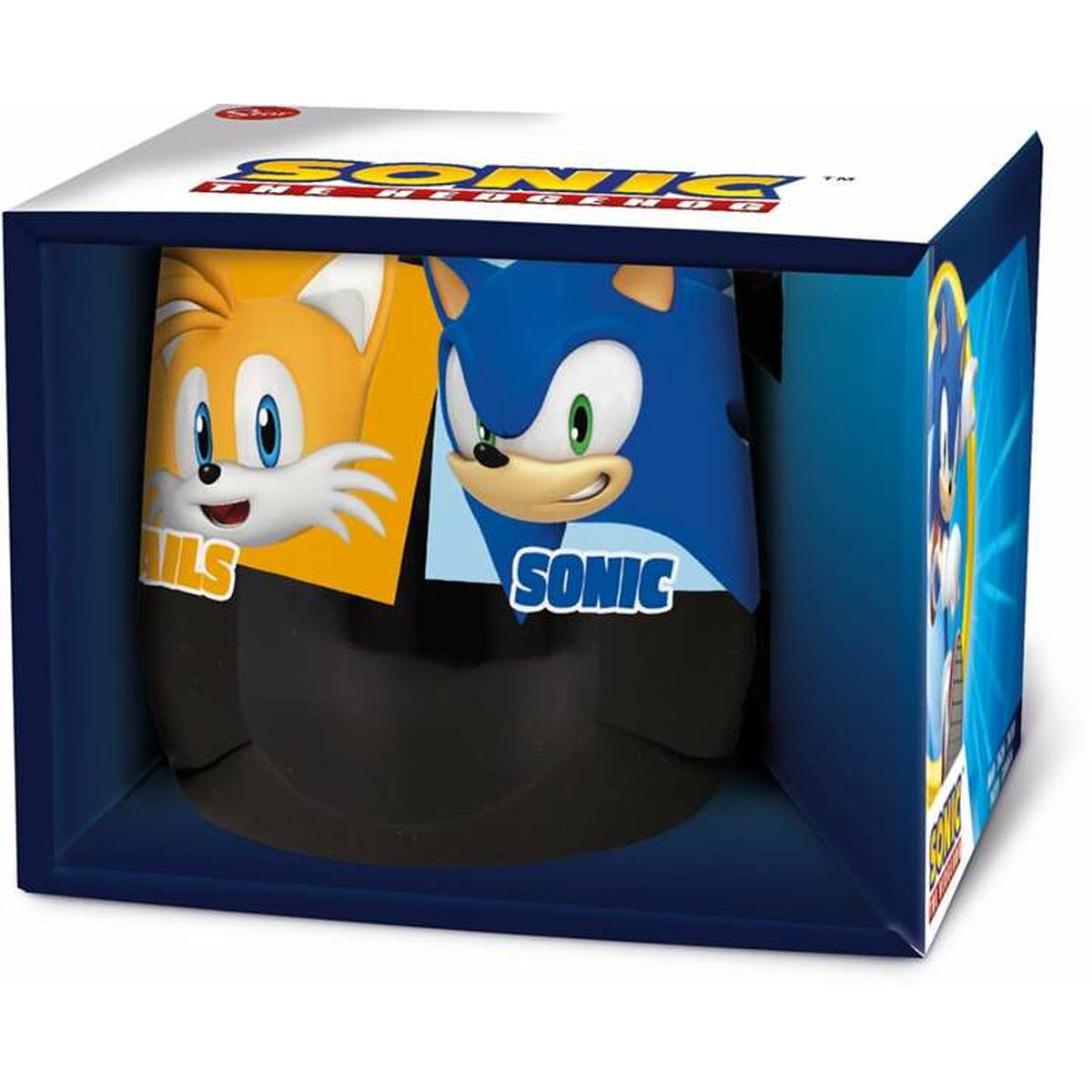 Taza con Caja Sonic Cerámica 360 ml  Comprati.