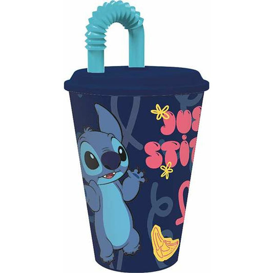 Vaso con Pajita Stitch Palms 430 ml  Comprati.