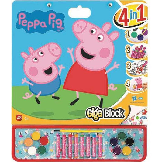 Dibujos para pintar Peppa Pig Pegatinas 4 en 1  Comprati.