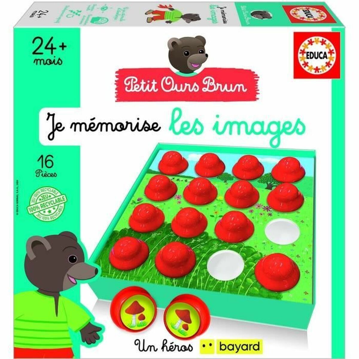 Juego Educativo Educa Je mémorise les images (FR)  Comprati.